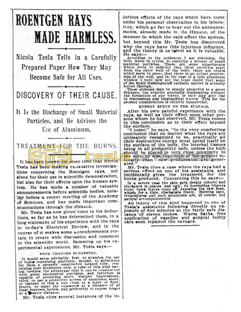 Preview of Roentgen Rays Made Harmless article