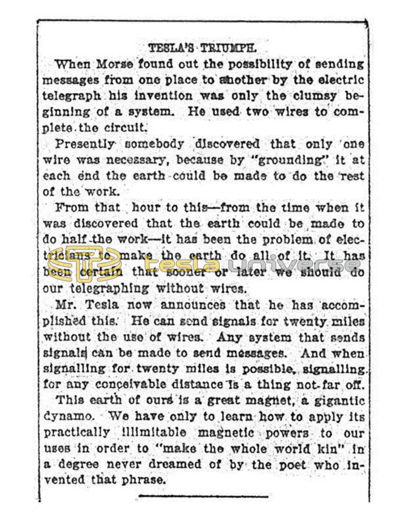 Preview of Tesla's Triumph article