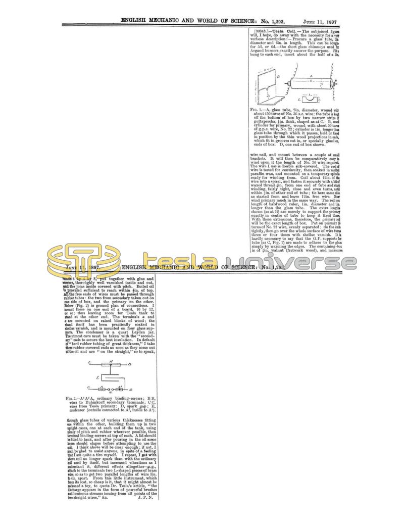 Preview of Tesla Coil - A Glass Tube Secondary article