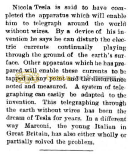 Preview of To Telegraph Around the World Without Wires (reprint) article