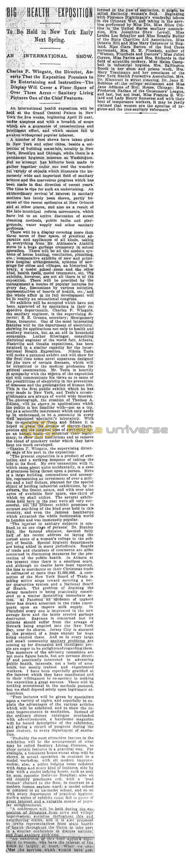 Preview of Big Health Exposition article