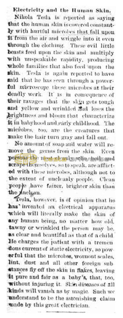 Preview of Electricity and the Human Skin (reprint 2) article