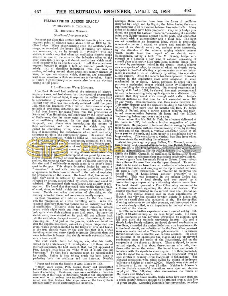 Preview of Telegraphing Across Space - Part 2/2 article