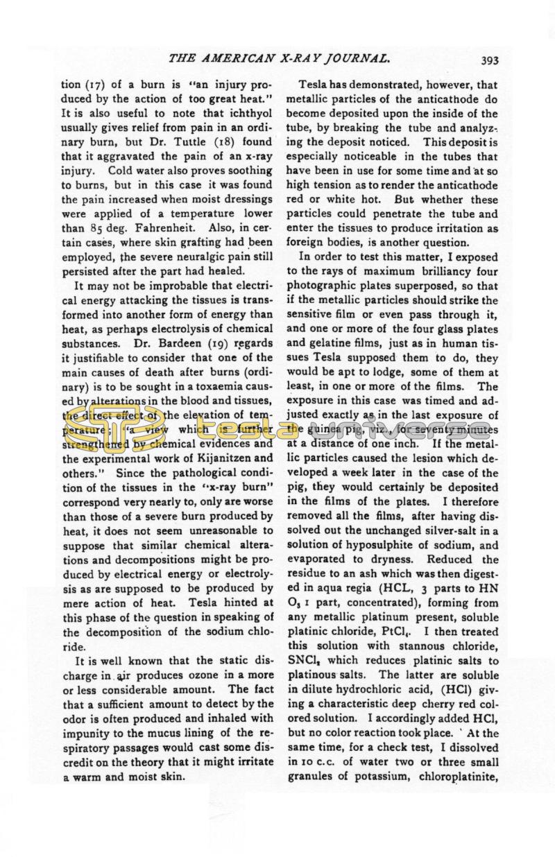 Injurious Effects of the Roentgen Rays - Page 8