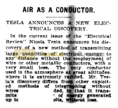 Preview of Air as a Conductor article