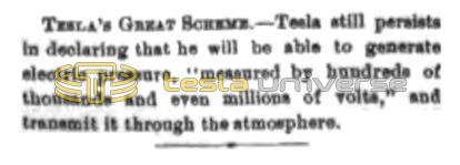 Preview of Tesla's Great Scheme article