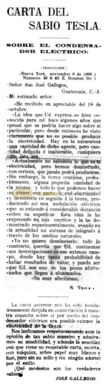 Preview of Letter from the Wise Tesla article