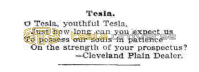 Preview of Tesla (Jan. 12, 1899) article