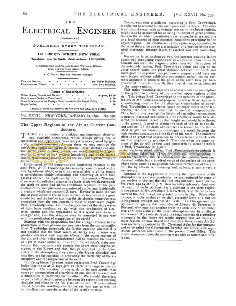 Preview of The Upper Regions of the Air as Current Conductors article