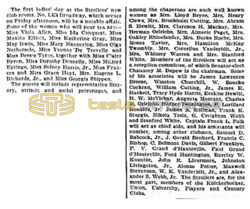 Preview of The First Ladies' Day at the Stroller's New Club Rooms article