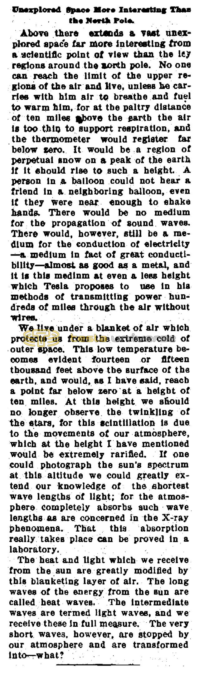 Preview of Unexplored Space More Interesting Than the North Pole article
