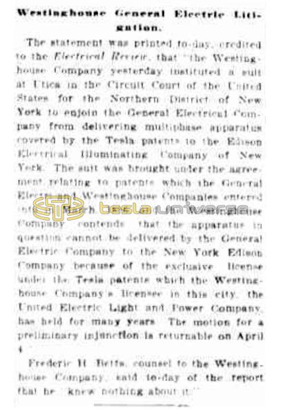 Preview of Westinghouse General Electric Litigation article