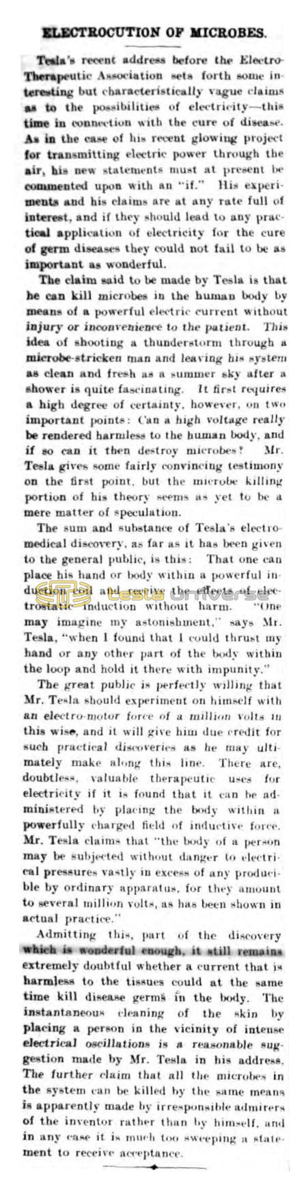 Preview of Electrocution of Microbes article
