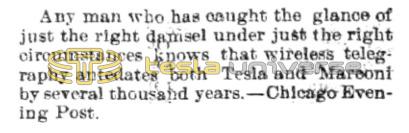 Preview of Wireless Telegraphy Antedates Both Tesla and Marconi article