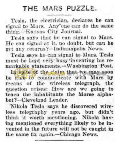 Preview of The Mars Puzzle article