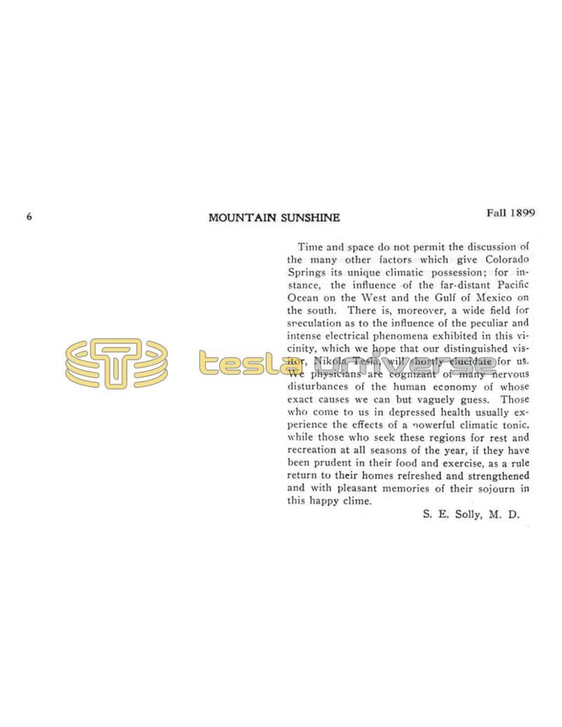 Preview of Colorado Springs’ Unique Climatic Possession article