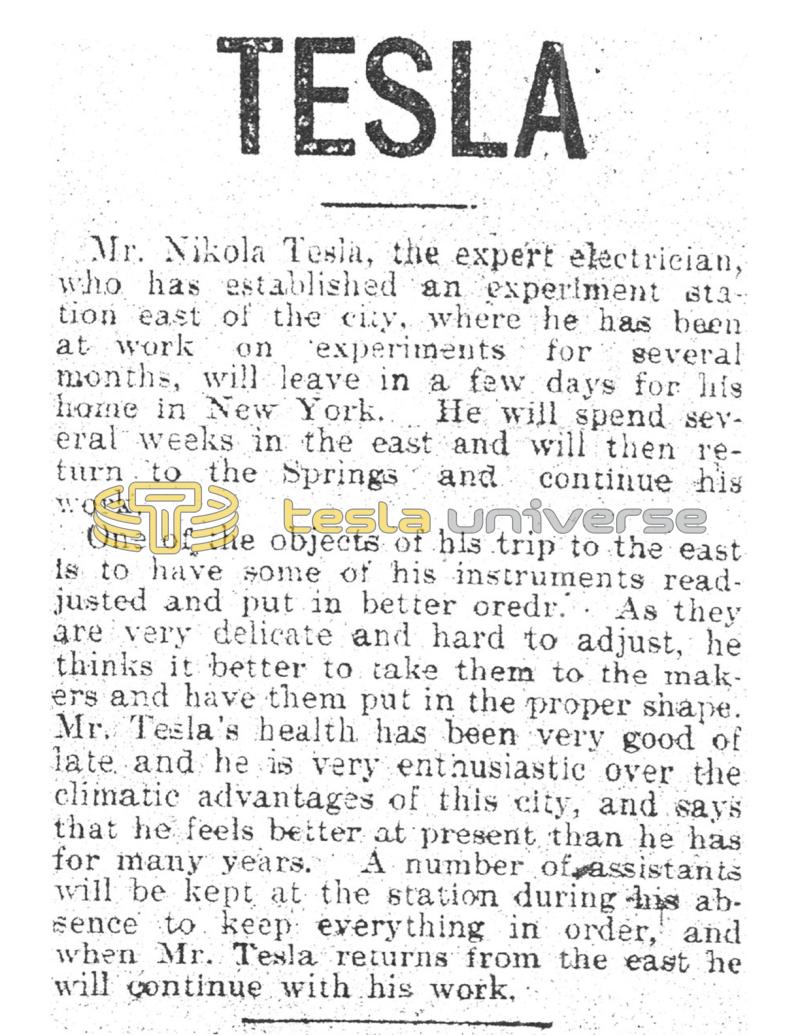 Preview of Tesla article