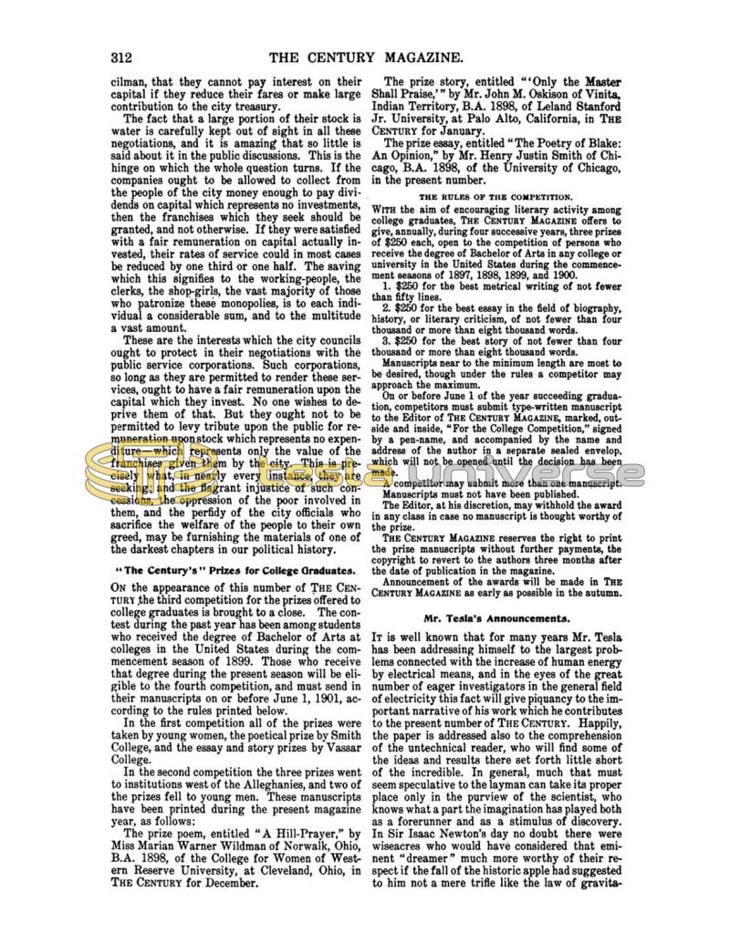 Preview of Mr. Tesla's Announcements article