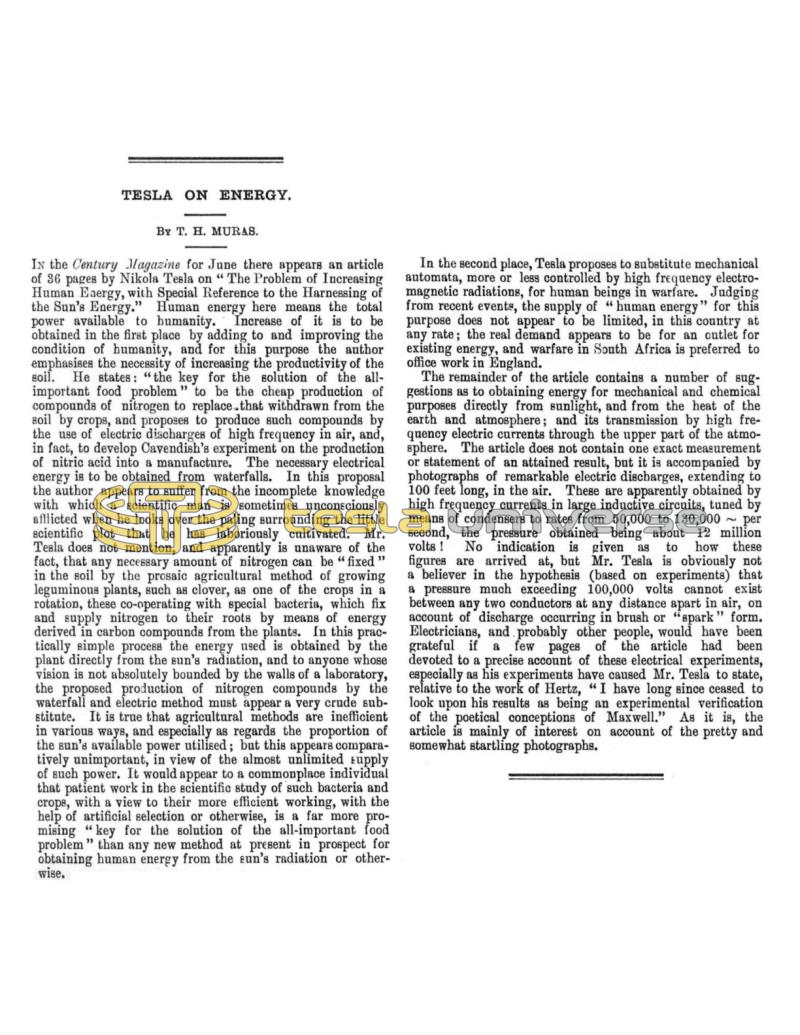 Preview of Tesla on Energy article