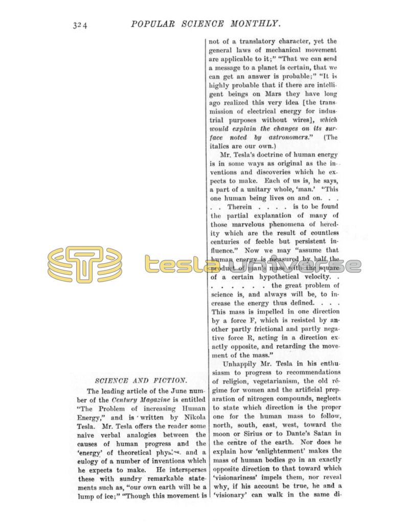 Preview of Science and Fiction article