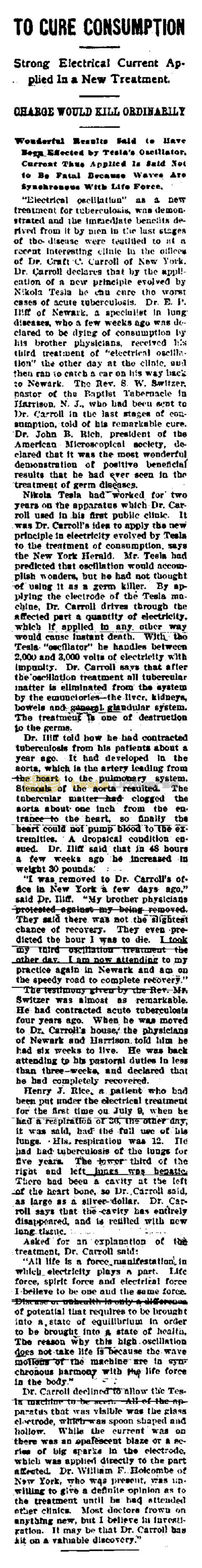 Preview of To Cure Consumption article