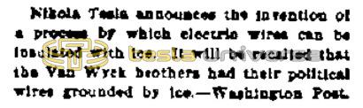 Preview of Electric Wires Isolated by Ice article