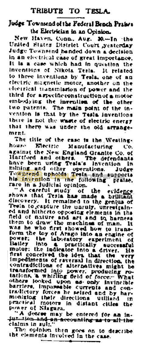 Preview of Tribute to Tesla article