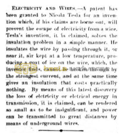 Preview of Electricity and Wires article