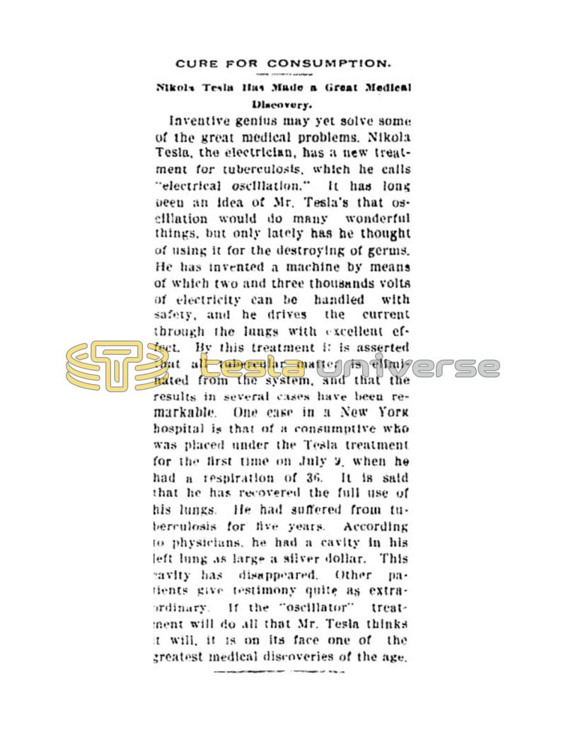 Preview of Cure for Consumption article