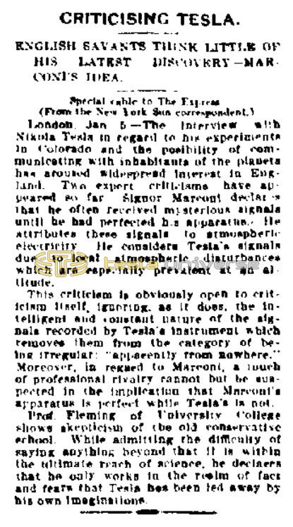 Preview of Criticizing Tesla article