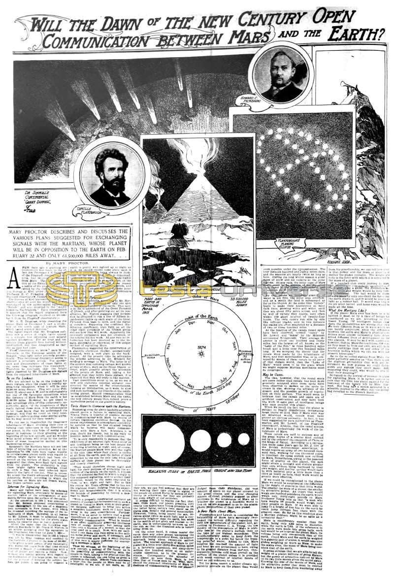Preview of Will the Dawn of the New Century Open Communication Between Mars and the Earth? article