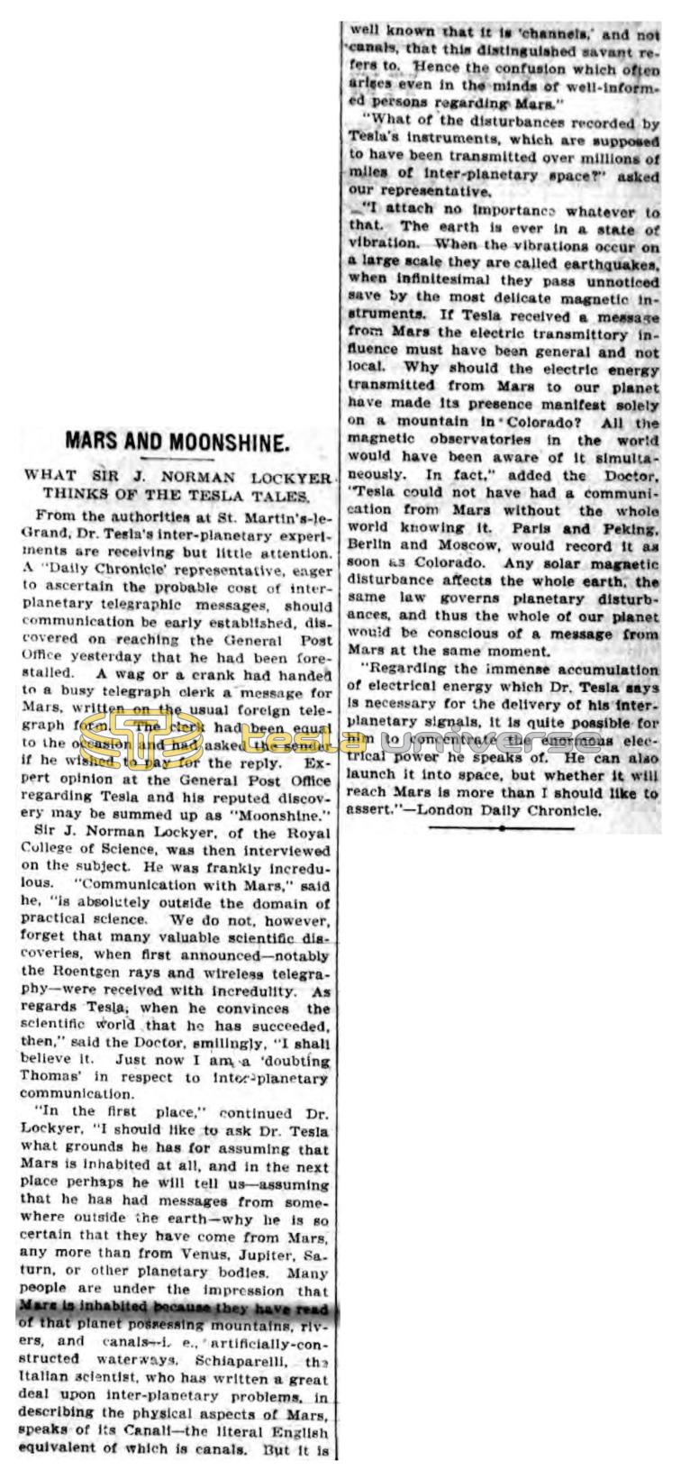 Preview of Mars and Moonshine article