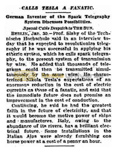 Preview of Calls Tesla a Fanatic article