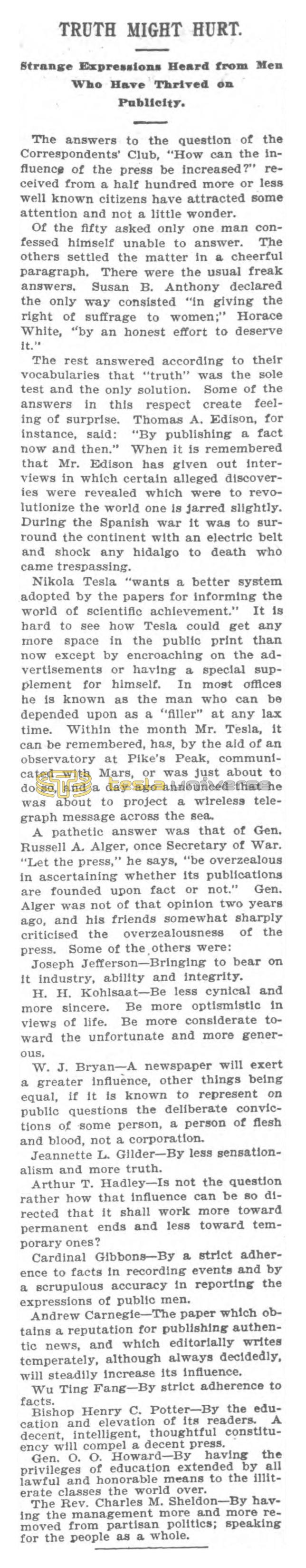 Preview of Truth Might Hurt article