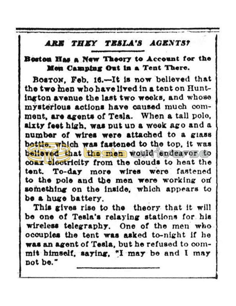 Preview of Are They Tesla's Agents? article