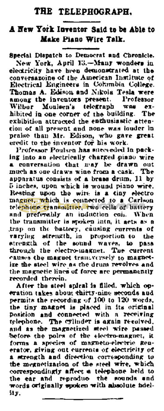 Preview of The Telephograph article