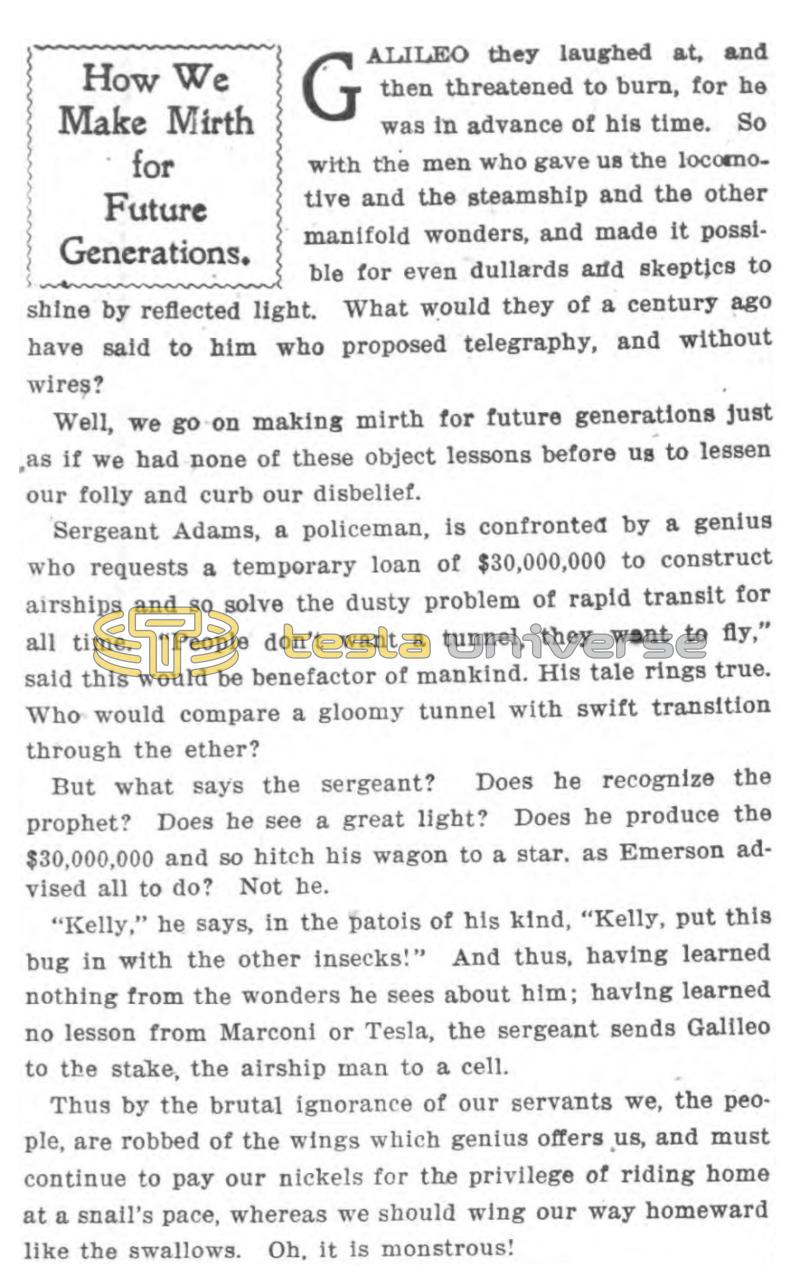 Preview of How We Make Mirth for Future Generations article