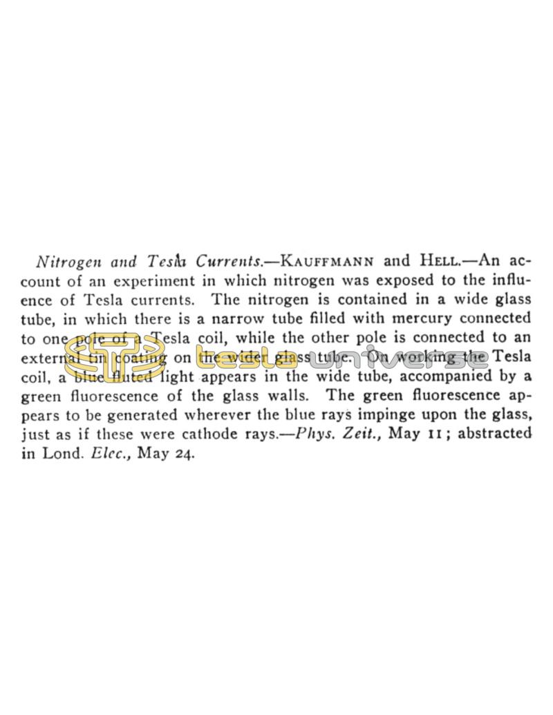 Preview of Nitrogen and Tesla Currents article