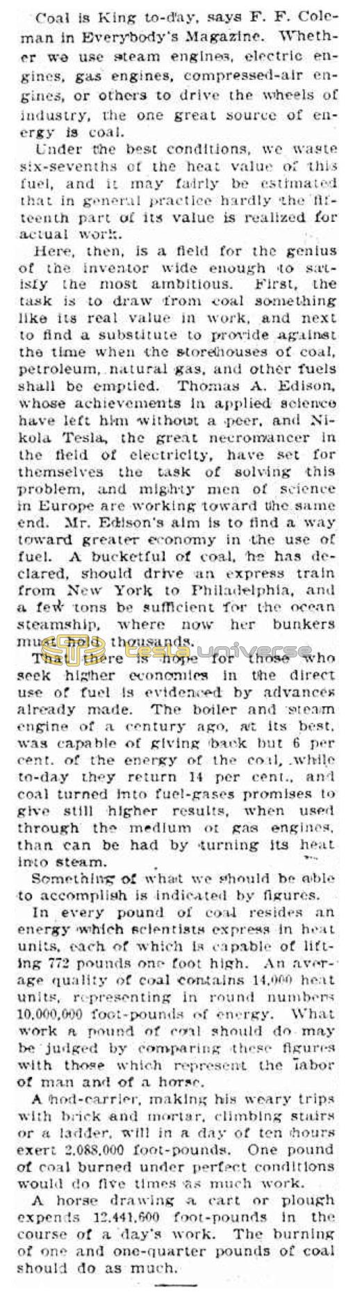 Preview of Coal is King? article
