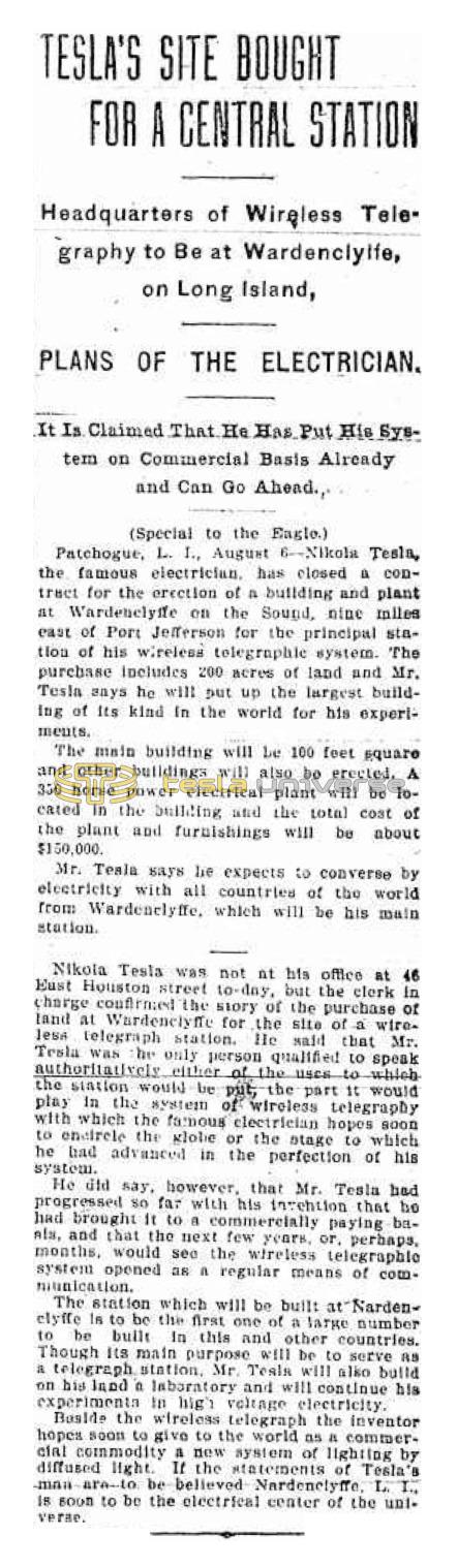 Preview of Tesla's Site Bought for a Central Station article