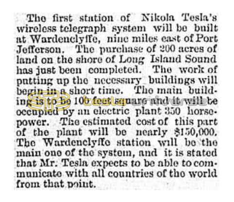 Preview of The First Station of Nikola Tesla article