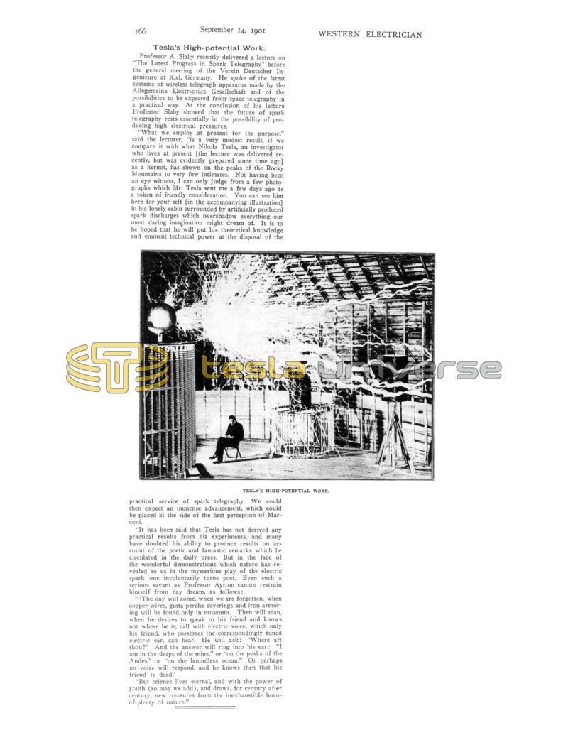 Preview of Tesla's High-potential Work article