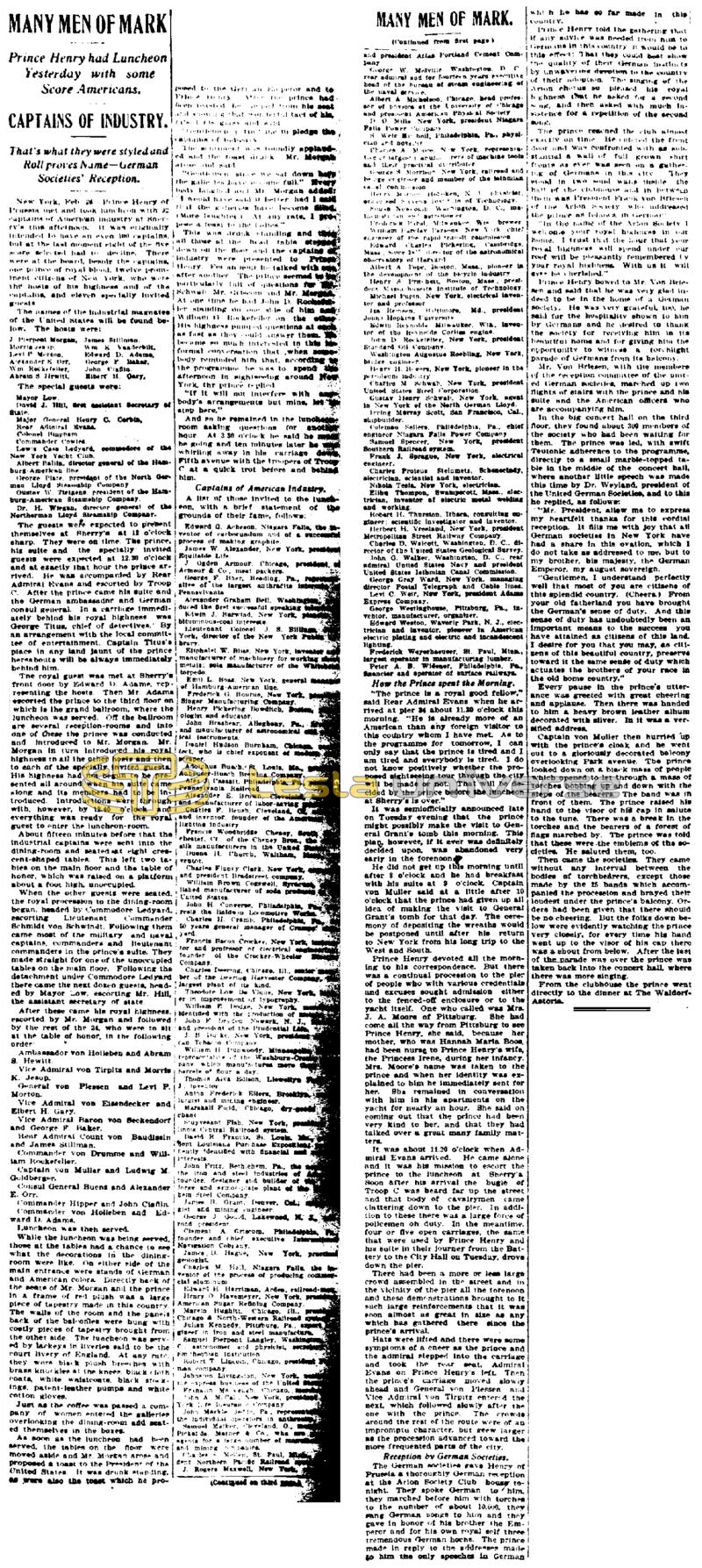 Preview of Many Men of Mark article
