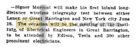 Preview of Marconi to Test on June 18th article