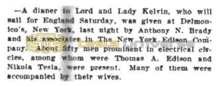 Preview of Dinner for Lady and Lord Kelvin article