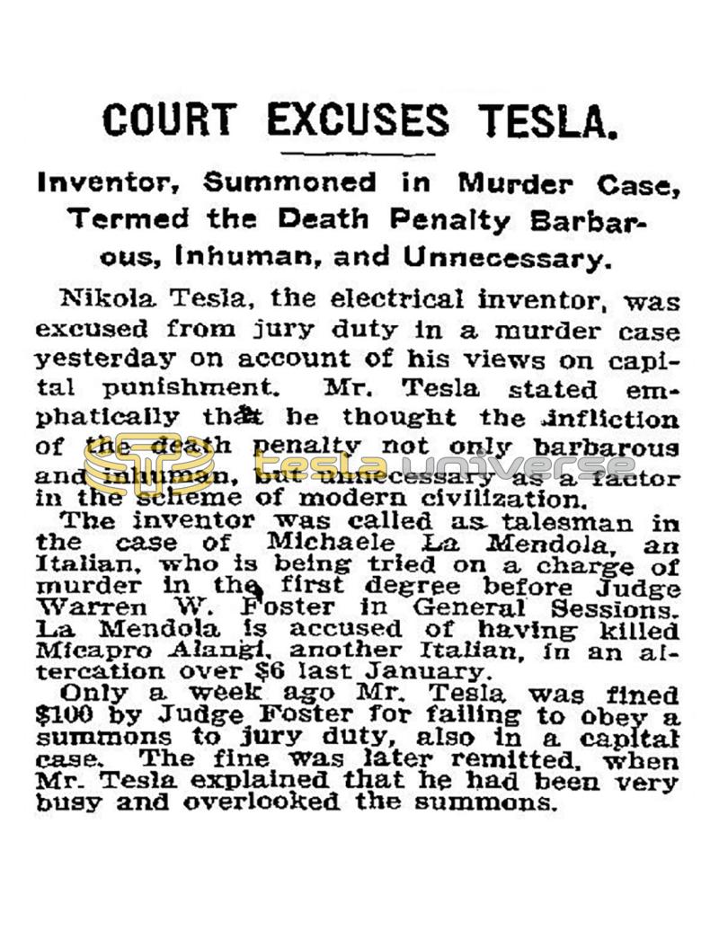 Preview of Court Excuses Tesla article