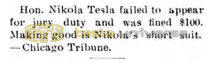 Preview of Nikola Tesla Failed to Appear article