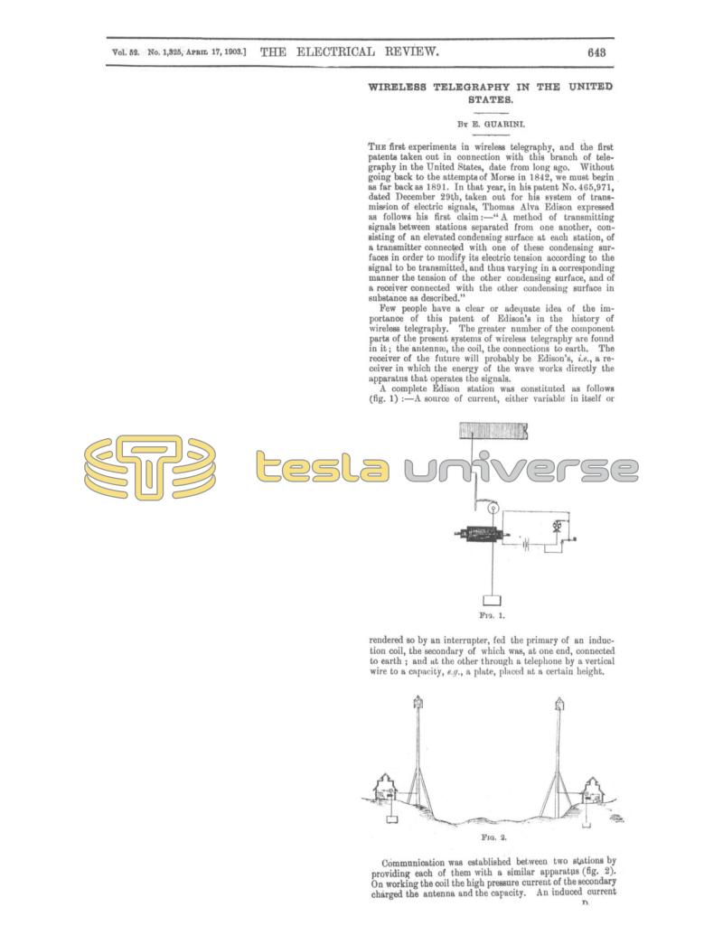 Preview of Wireless Telegraphy in the United States - Part 1 article