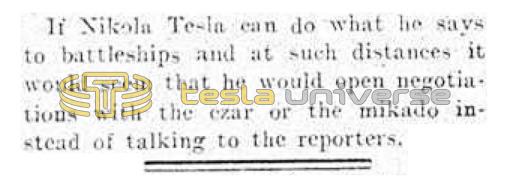 Preview of Tesla and Battleships article