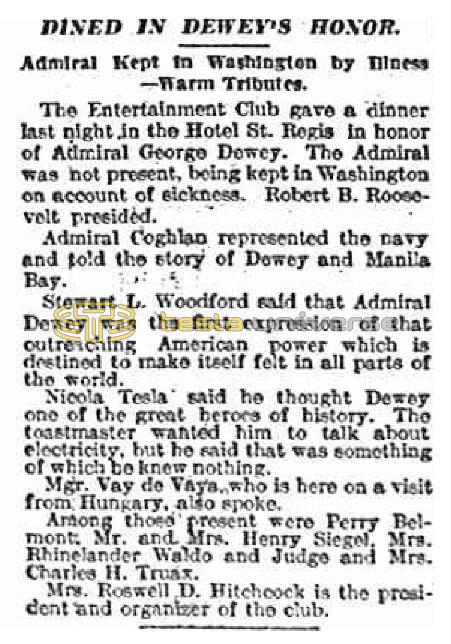 Preview of Dined in Dewey's Honor article